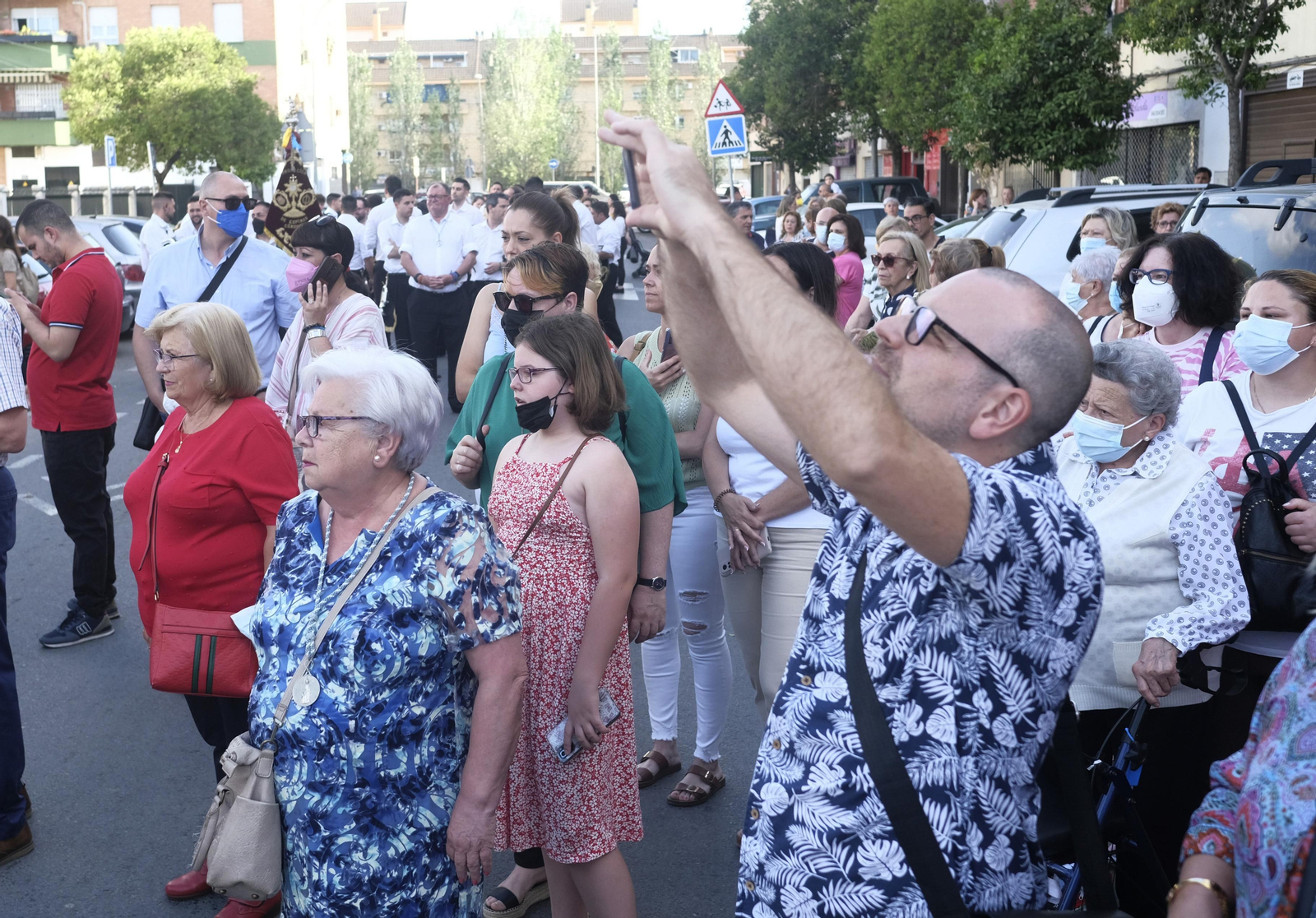 La procesión de la Virgen de Fátima de Córdoba, en imágenes