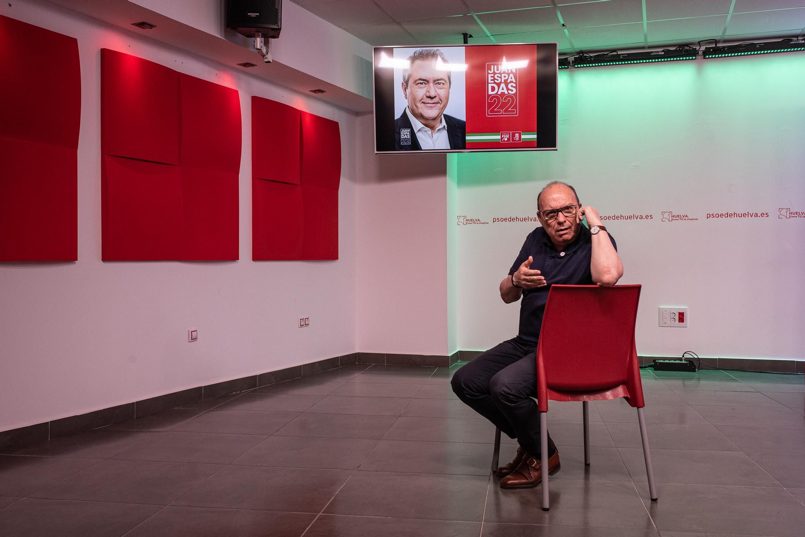 Imágenes: Así se ha vivido la noche electoral en la sede del PSOE en Huelva