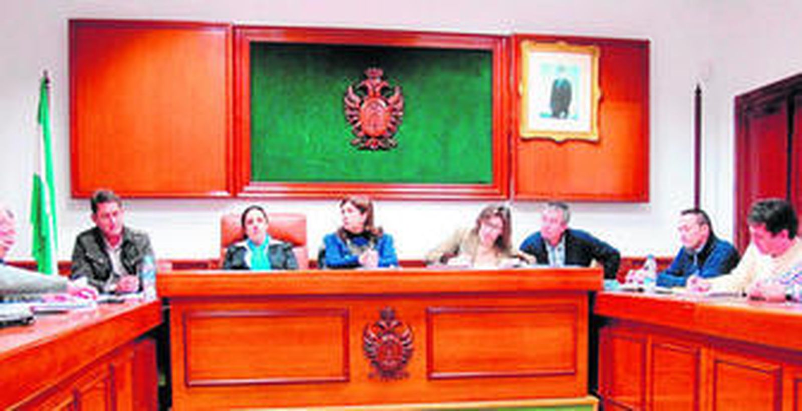 Sesión plenaria del Ayuntamiento de Mojácar.