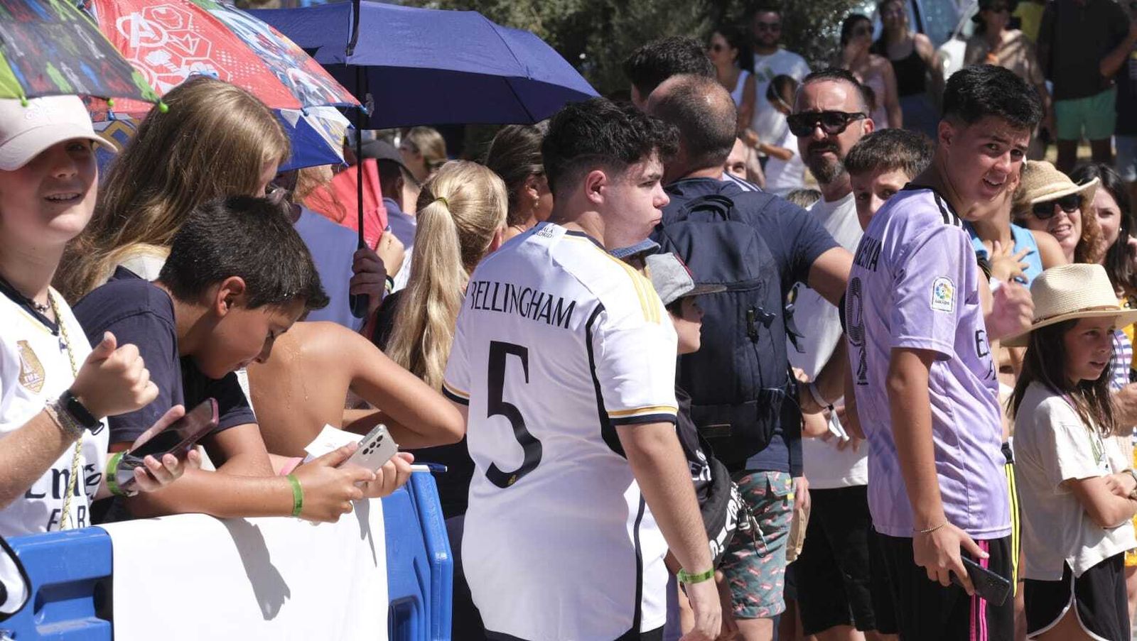 La llegada del Real Madrid a Almería en imágenes