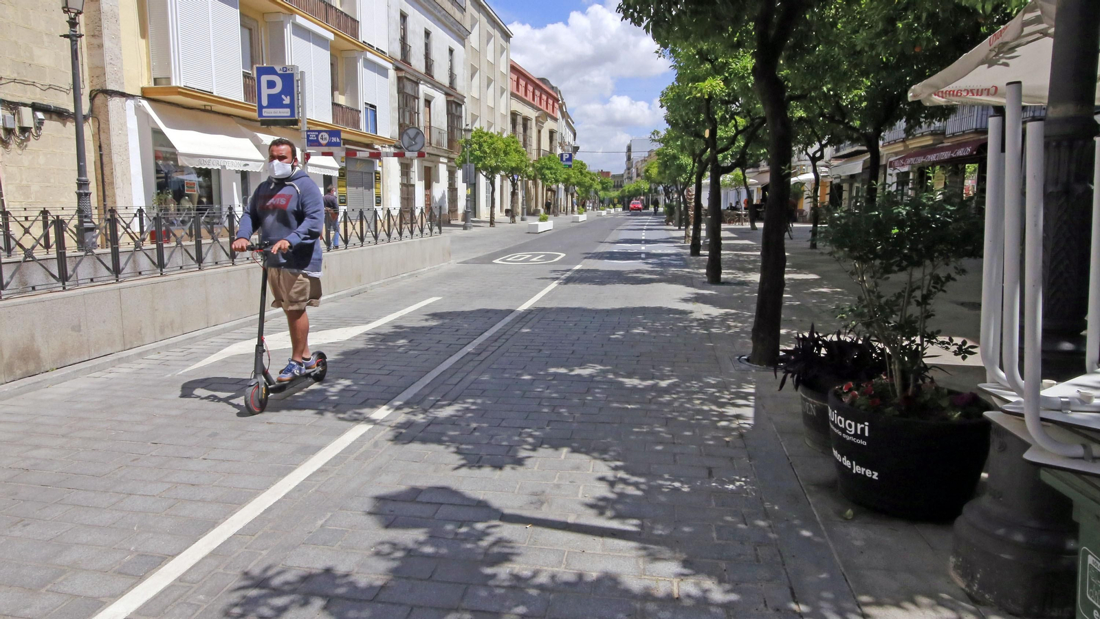 Imágenes de la apertura al tráfico de las calles Corredera, plaza Esteve, Santa María y Cerrón.