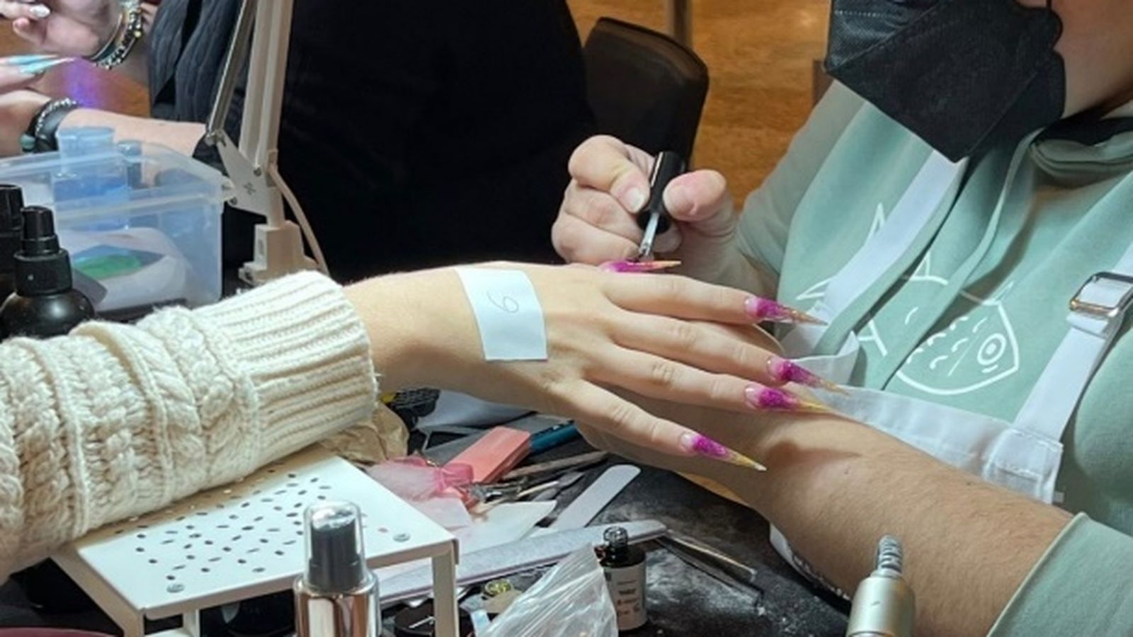 Eva Flores, en un momento de la competición.