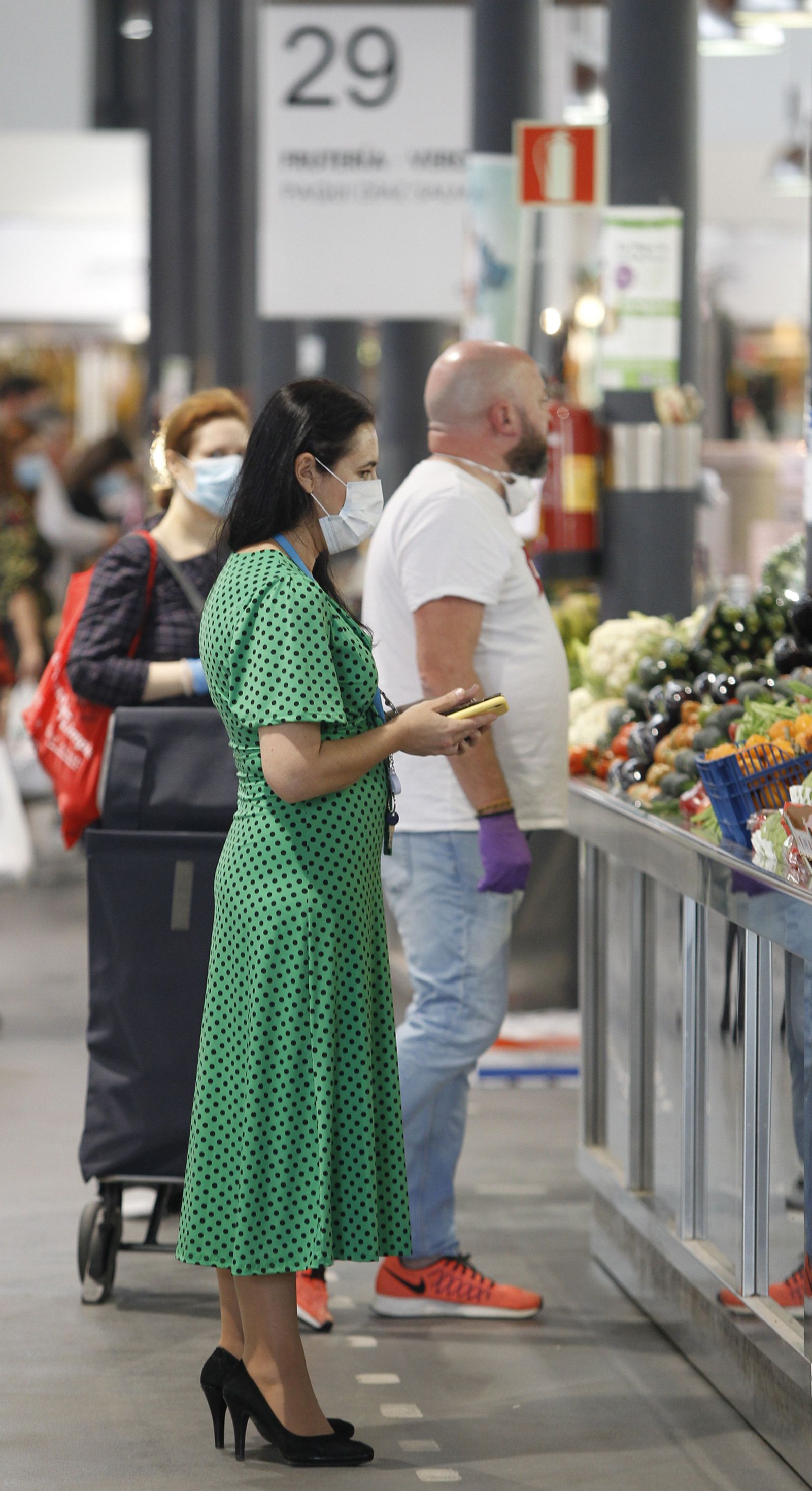 Fotogalería Mercado Central de Almería en época de coronavirus