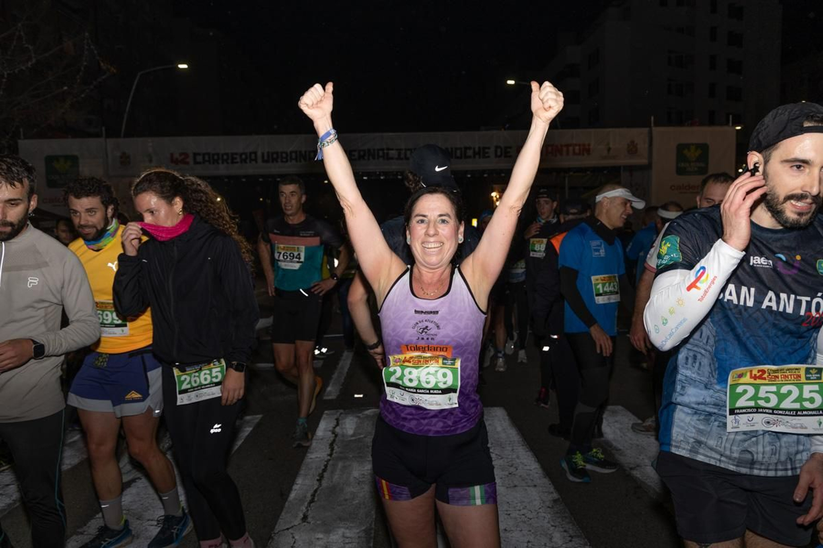 En imágenes: búscate en tu llegada a meta de la Carrera de San Antón 2025 (7)