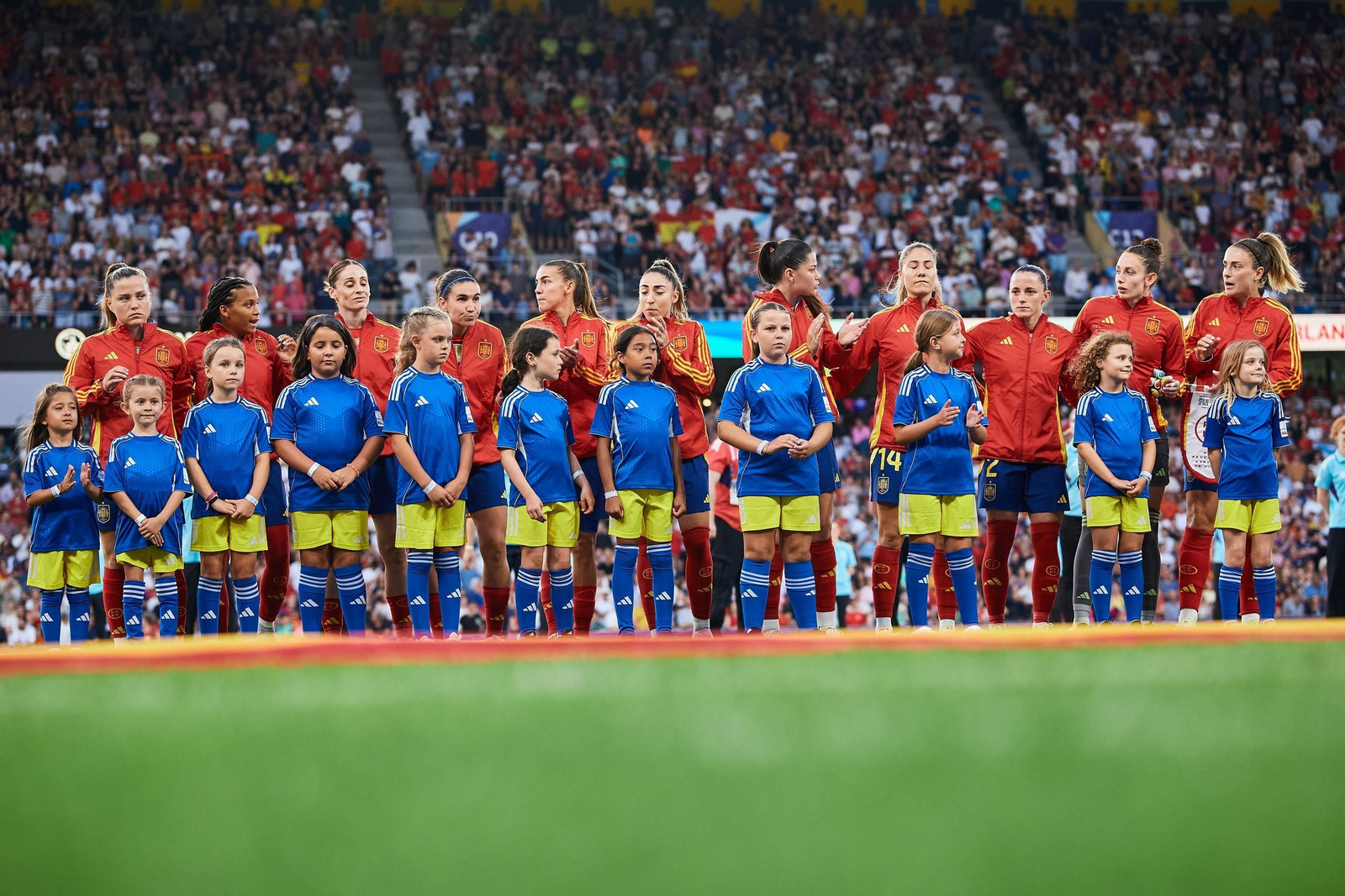 Las fotos del España - Portugal en la Eurocopa femenina