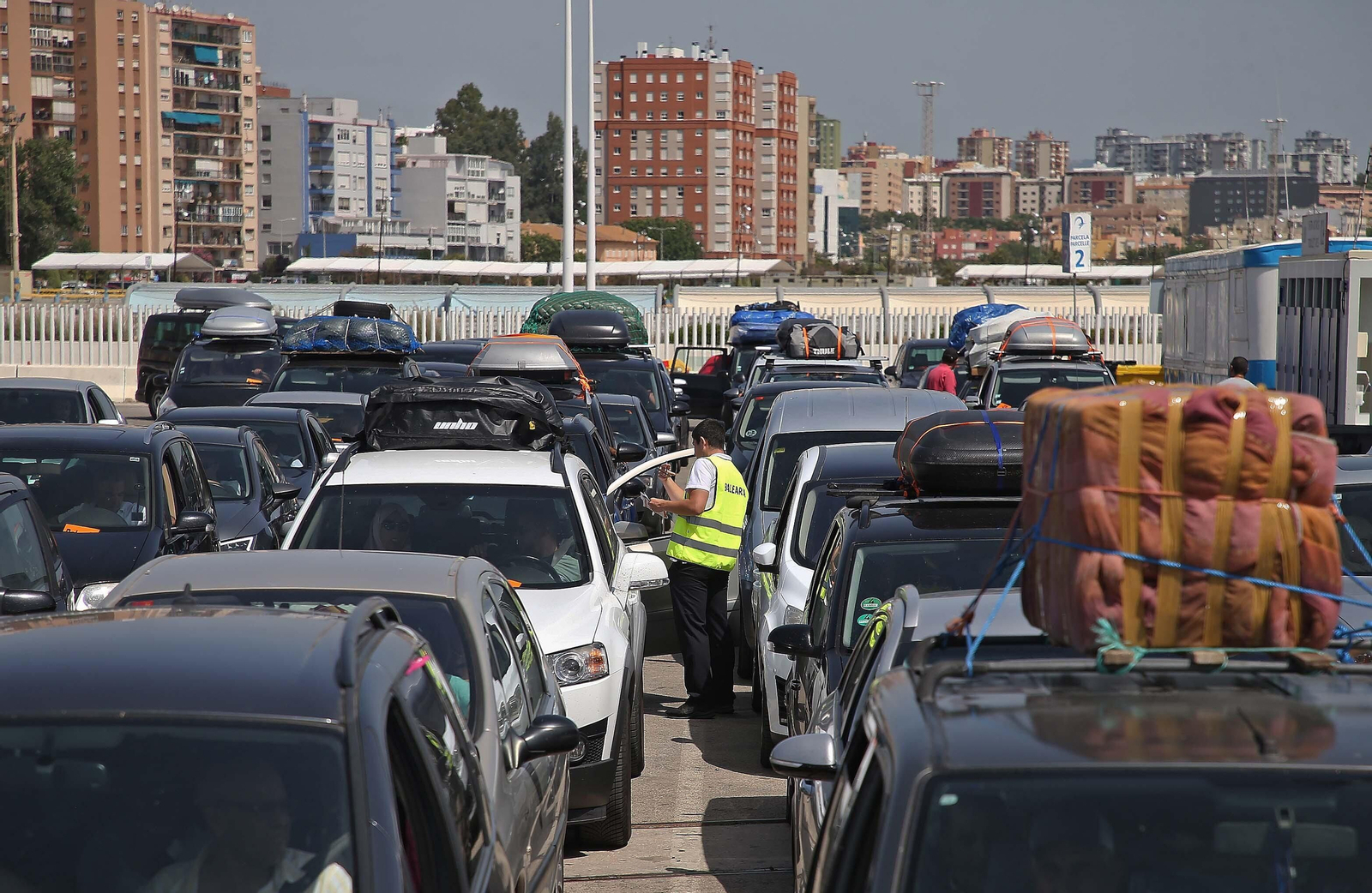 Fotos del domingo en la Operación Paso del Estrecho en Algeciras