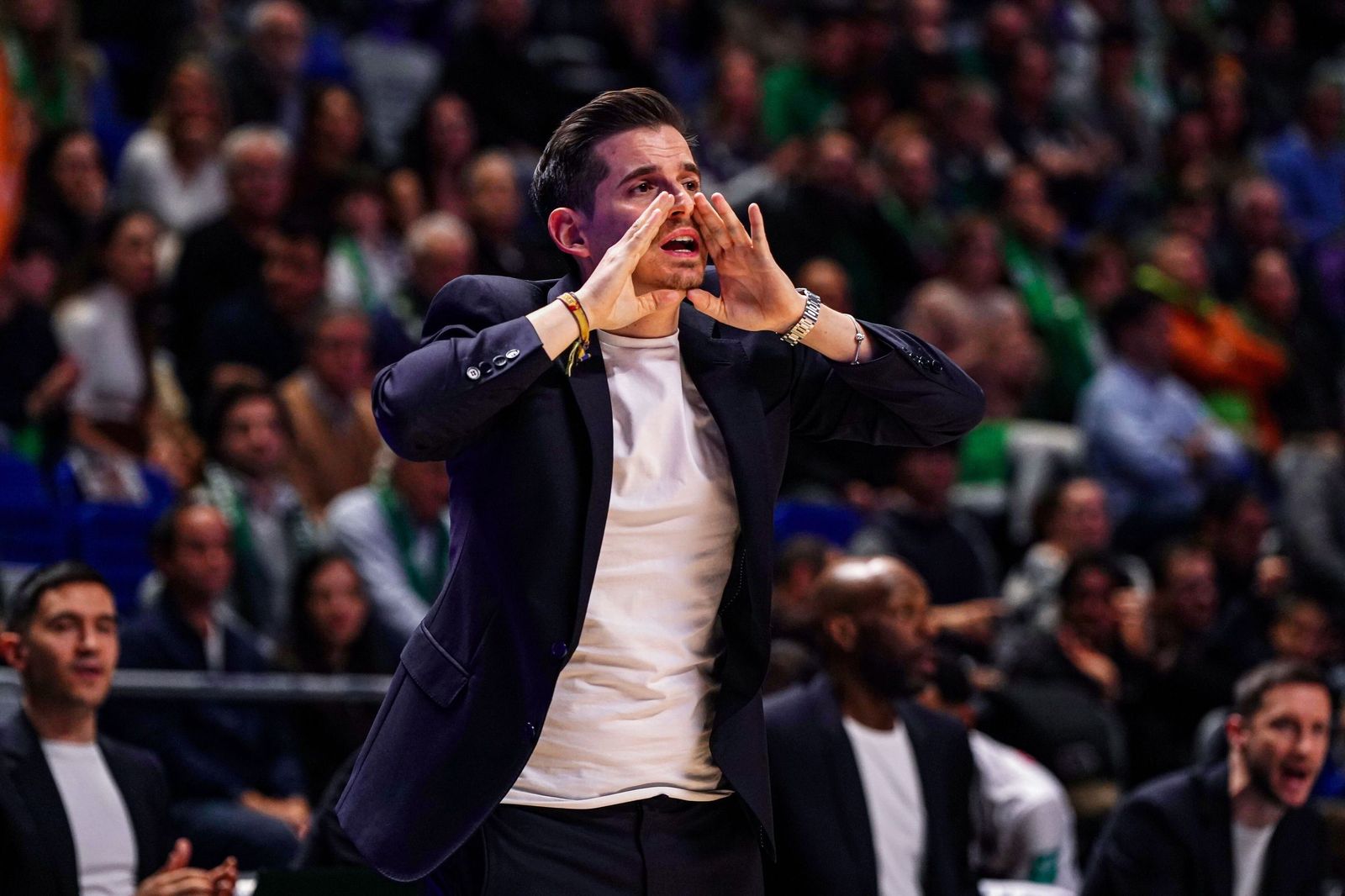 Arturo Ruiz, en el pasado partido ante el Unicaja