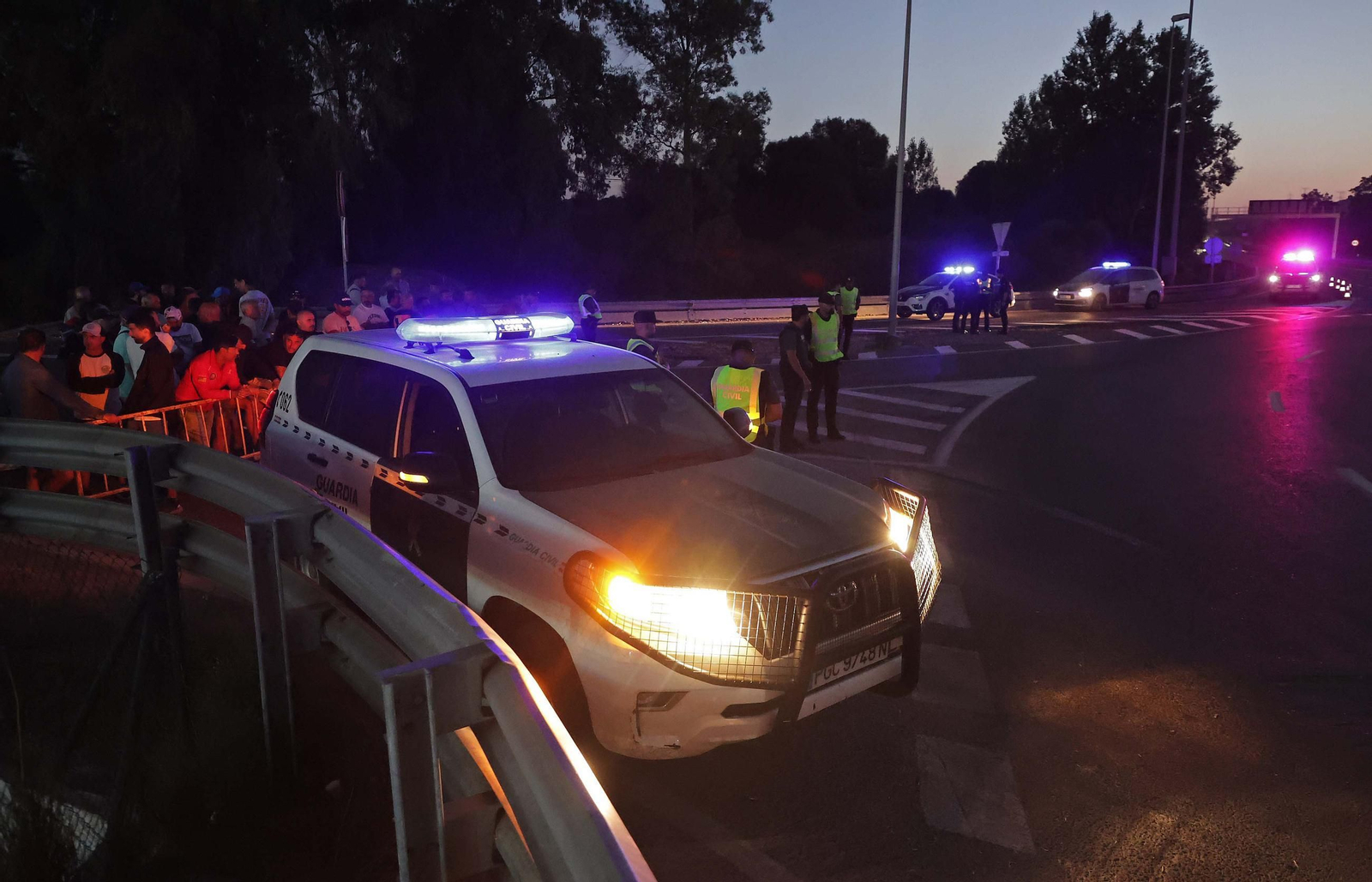 Fotos de la jornada del viernes de la huelga del metal en el Campo de Gibraltar