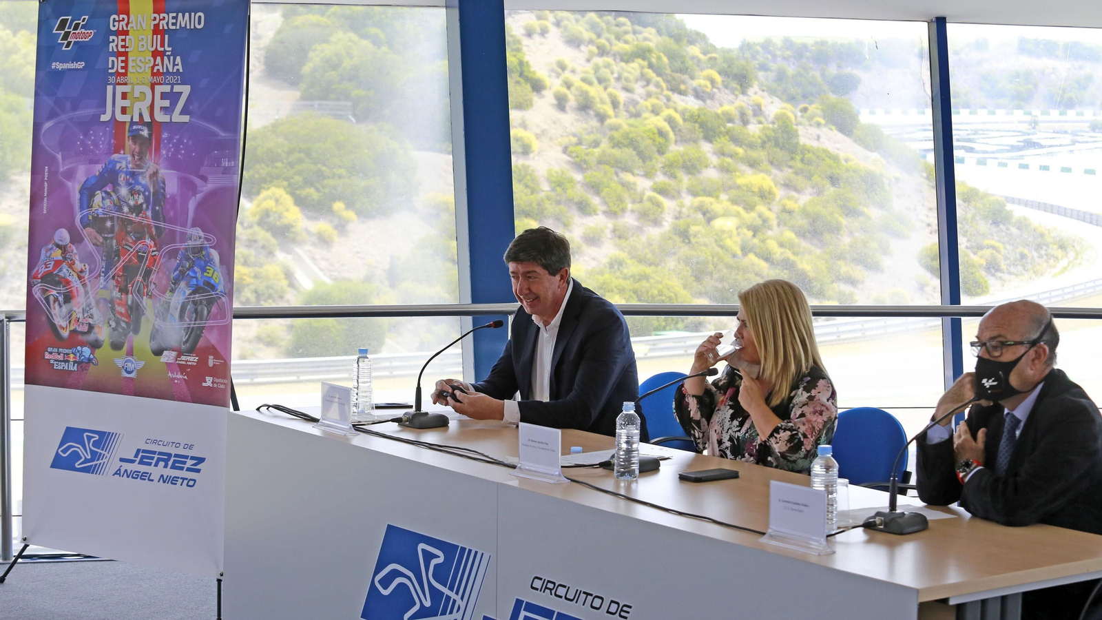 Presentación del G.P. de España en el Circuito de Jerez - Ángel Nieto