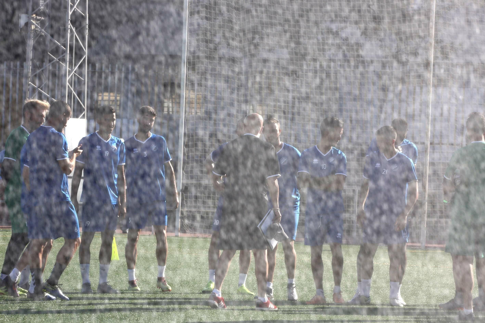 Imágenes del primer entrenamiento del  XerezDFC