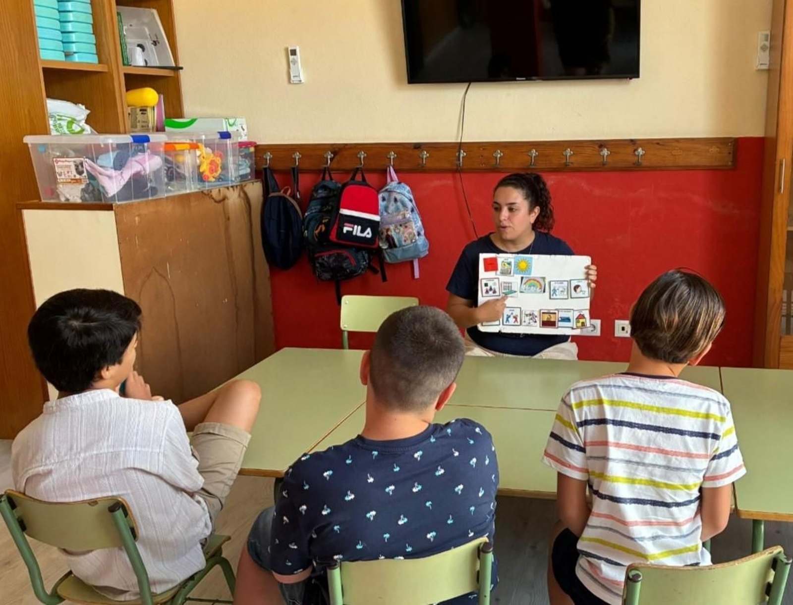 Niños en una de las actividades organizadas por la Asociación Autismo Jaén 'Juan Martos'