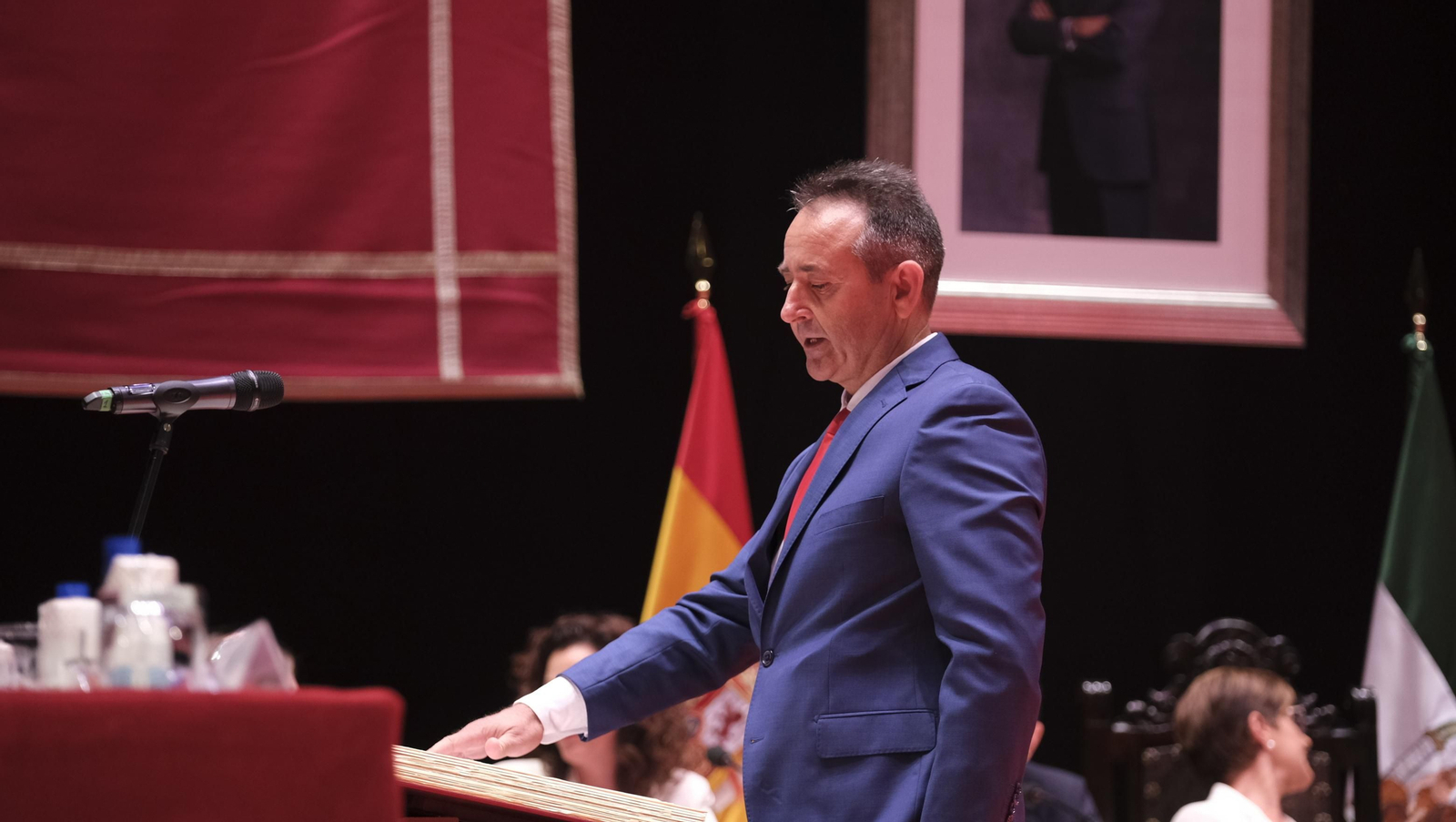 Imágenes de la constitución de la Corporación Municipal de almería, con María Vázquez como Alcaldesa