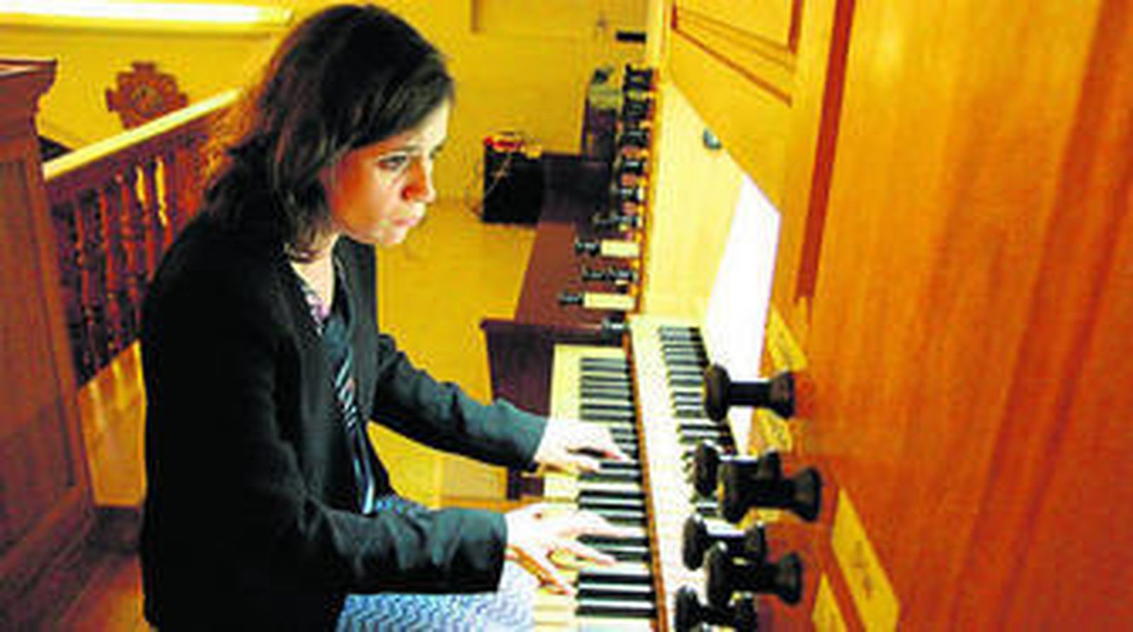 Mar Vaqué, la más joven de los intérpretes, actúa mañana.