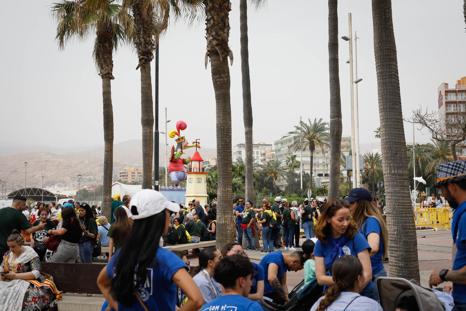 Las mejores imágenes de la "Globotá" en las fallas de Almería