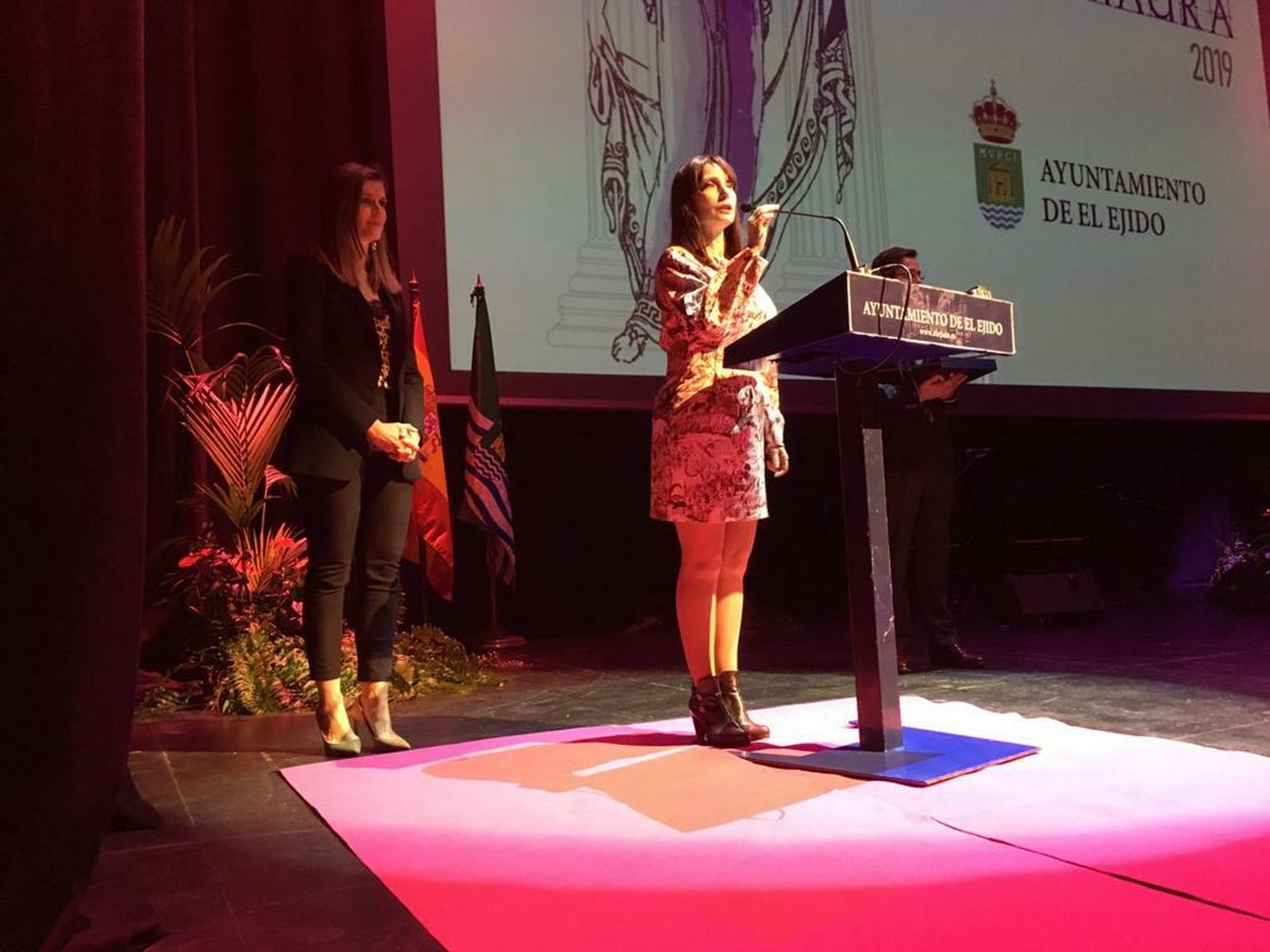 Rosa María Rubio, una de las premiadas.