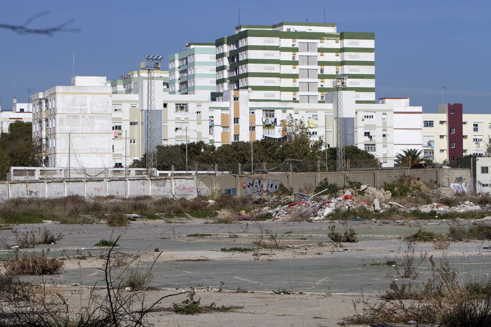 Terrenos donde está previsto que se construya el nuevo hospital.