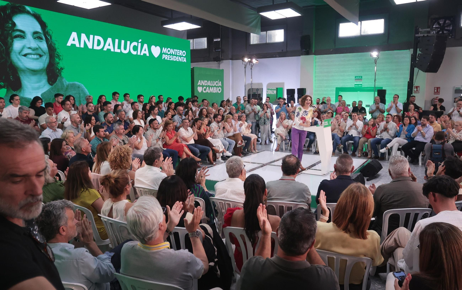 María Jesús Montero presenta en Jerez su candidatura a la Junta de Andalucía