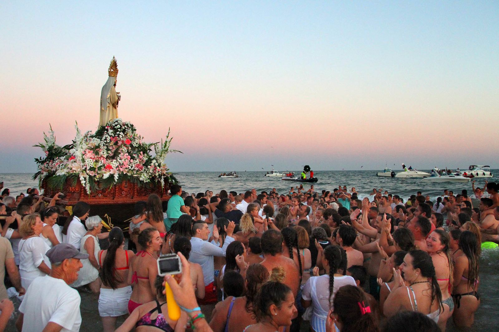 Procesión de la Virgen del Carmen en Punta Umbría