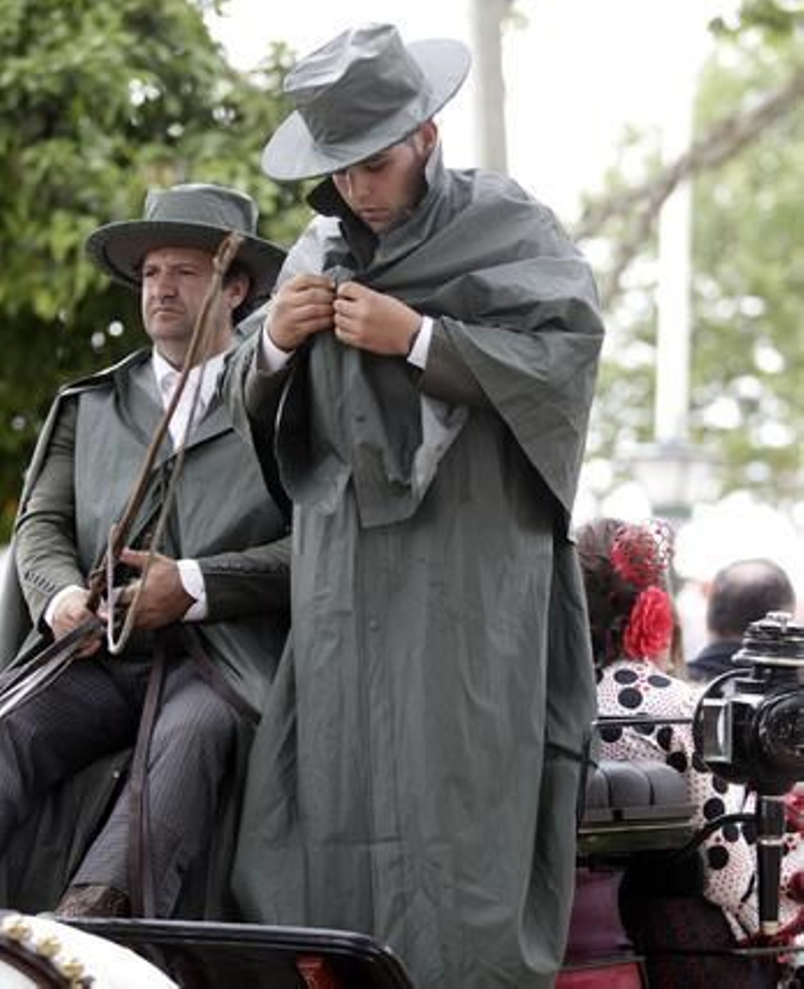 La lluvia no impidió la fiesta el Miércoles de Feria.

Foto: Antonio Pizarro