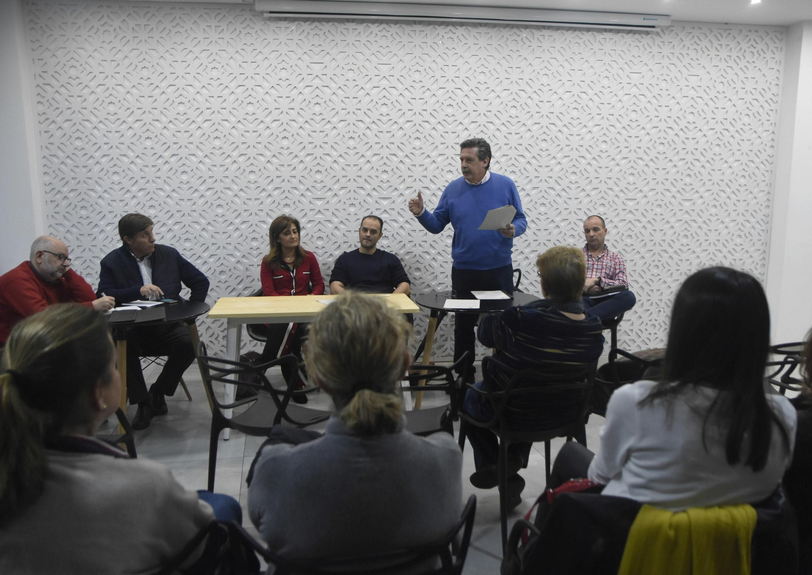 Asamblea convocada por Basta Ya el pasado mes de abril.