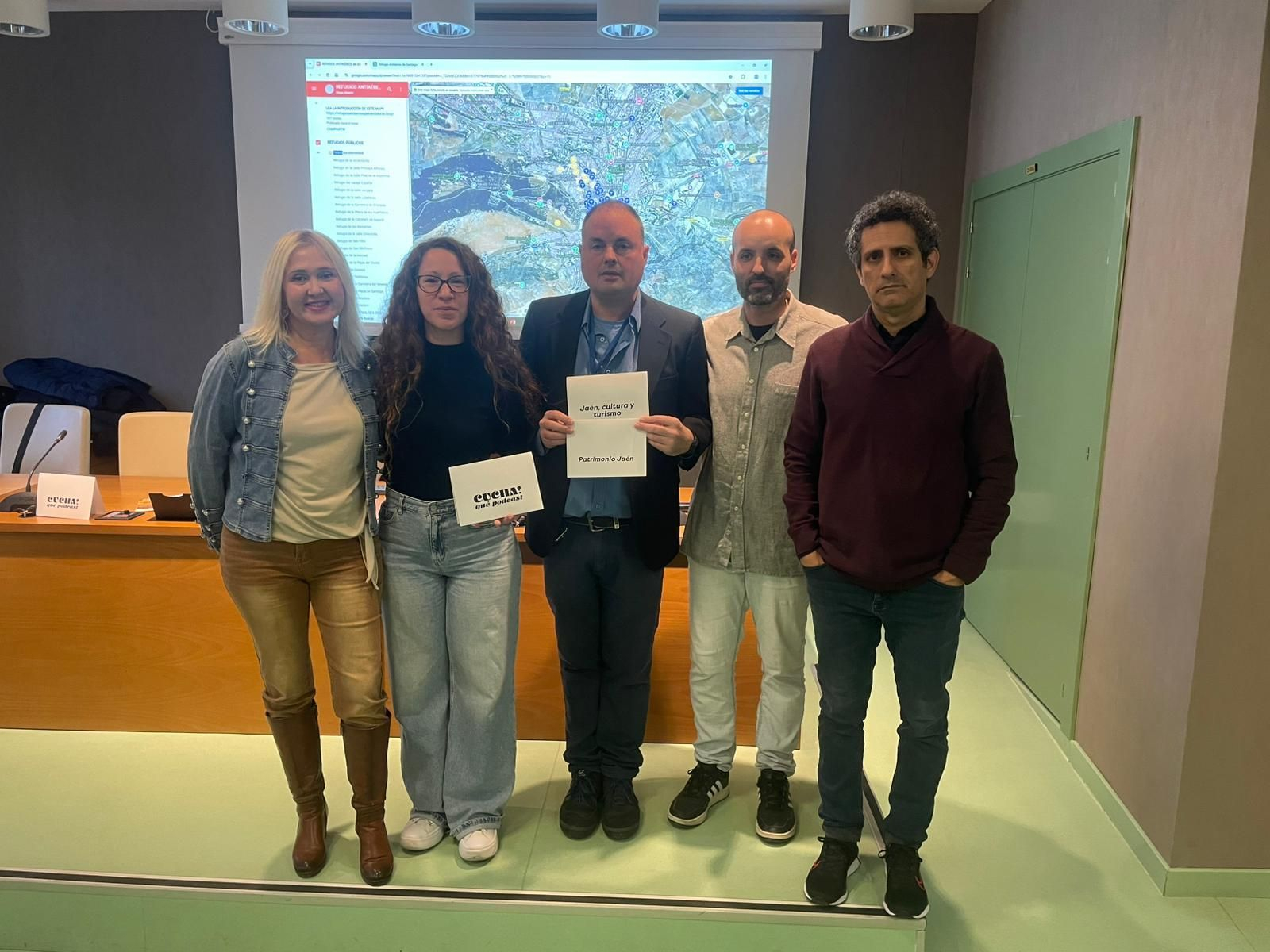 Presentación del Mapa interativo de refugios antiaéreos.