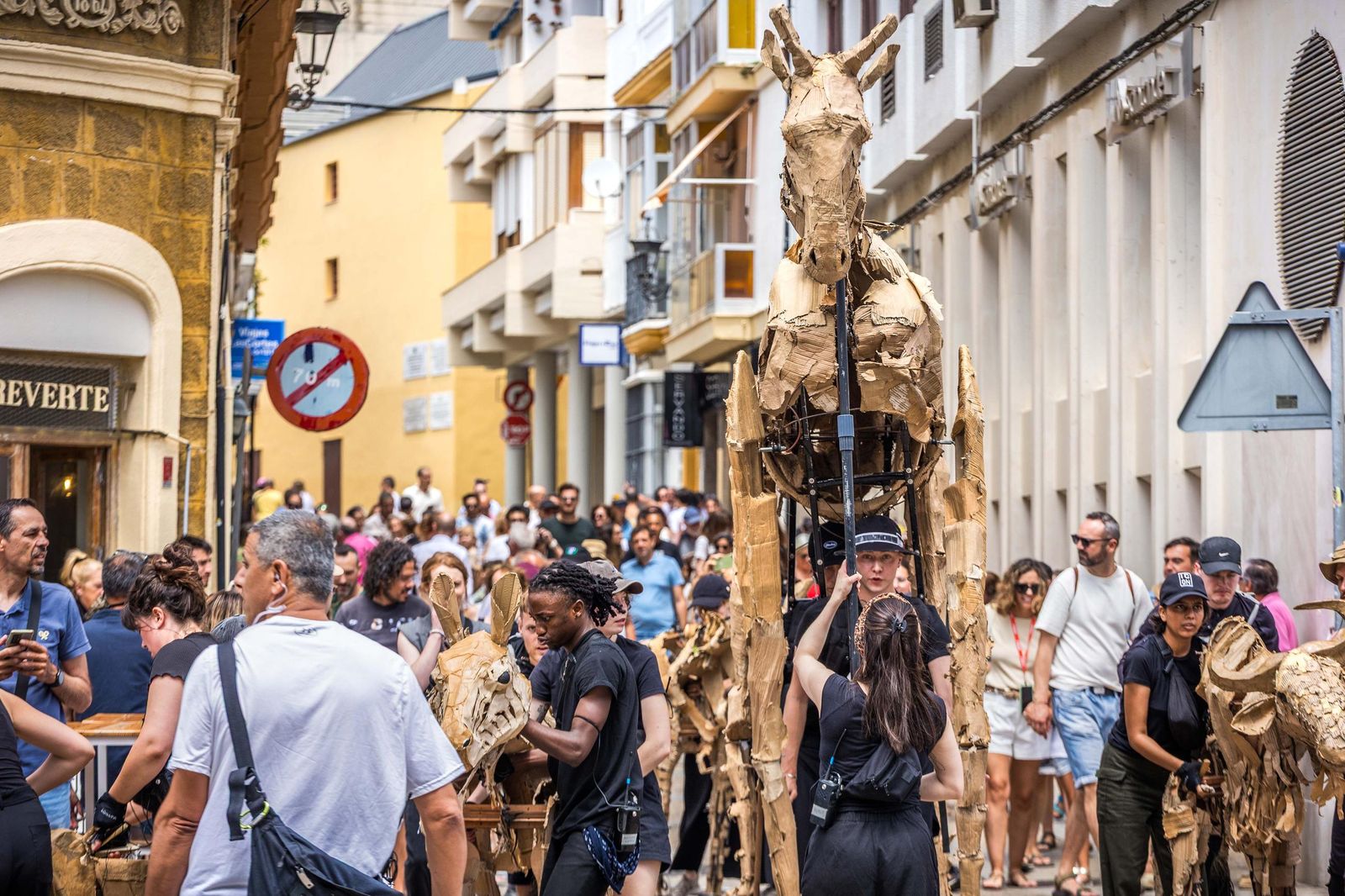 Las imágenes de 'La estampida' en San Fernando