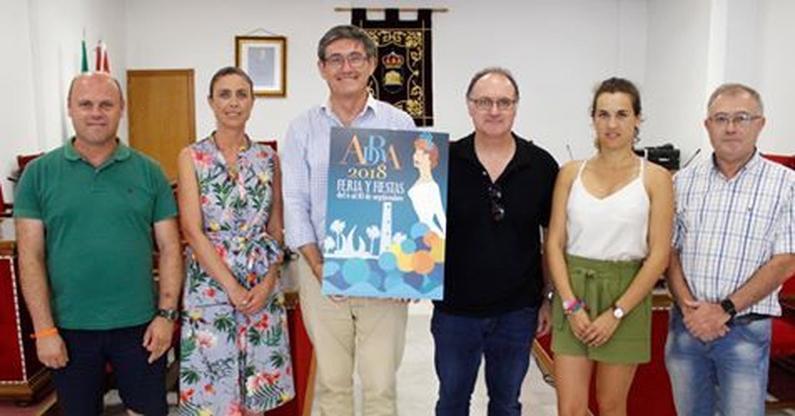 Presentación del cartel anunciador de las fiestas 2018.