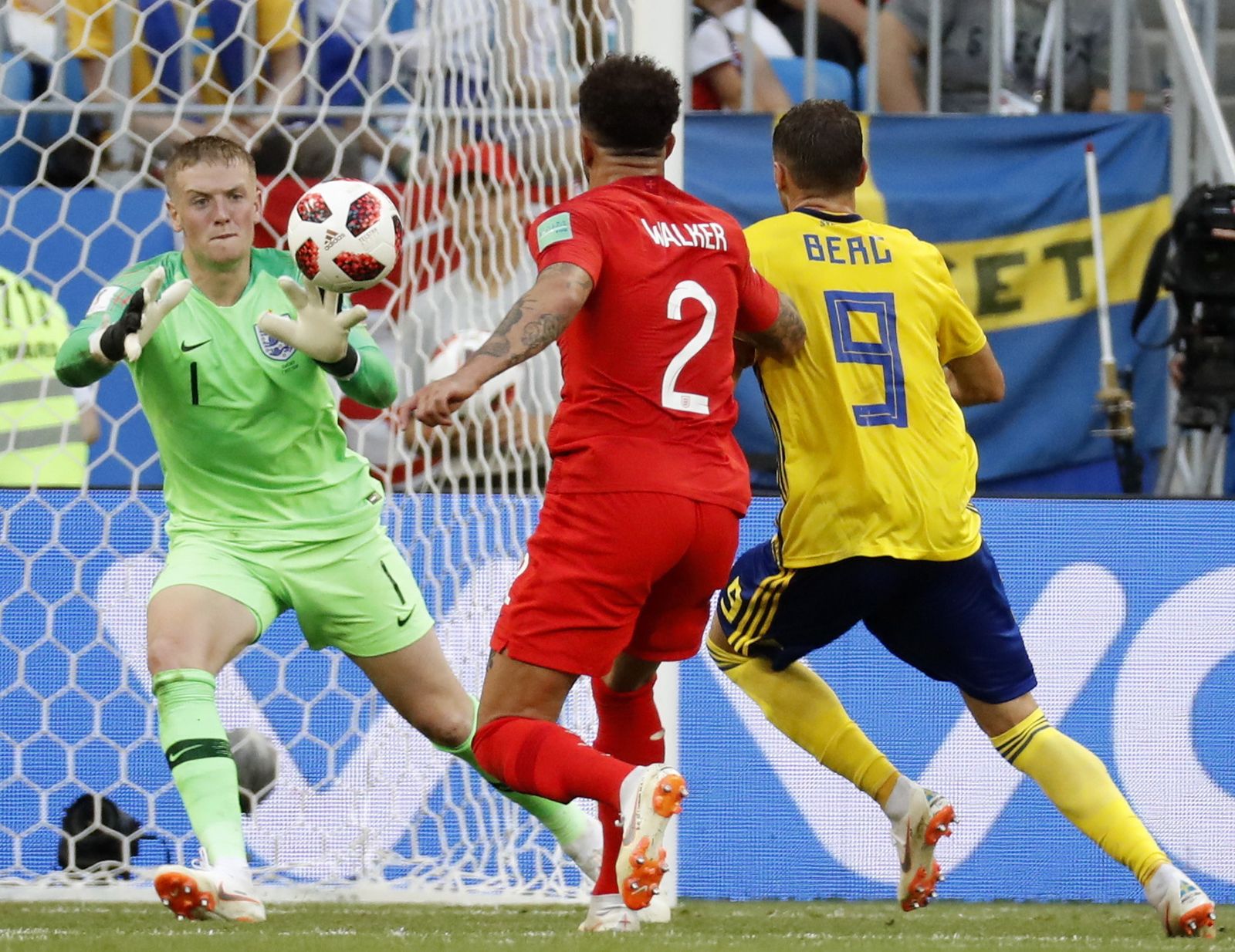 Las imágenes del Suecia-Inglaterra