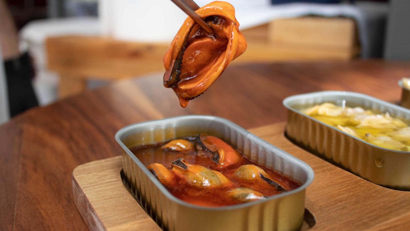 Mejillones en escabeche.
