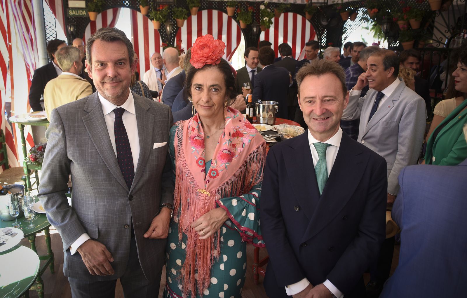 La recepción en la caseta del Santander, en imágenes