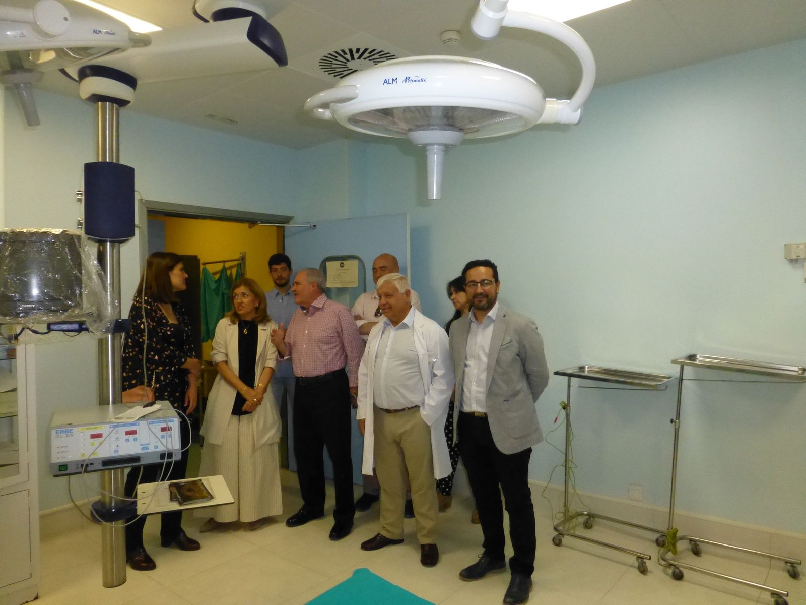 Visita de las autoridades a las instalaciones.