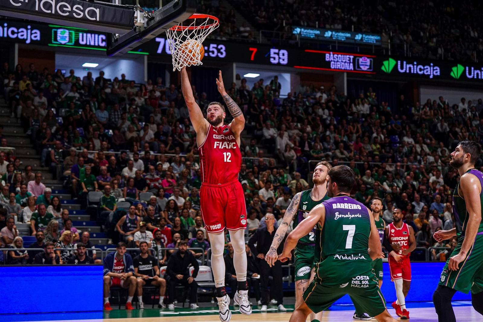 Unicaja-Girona, en fotos