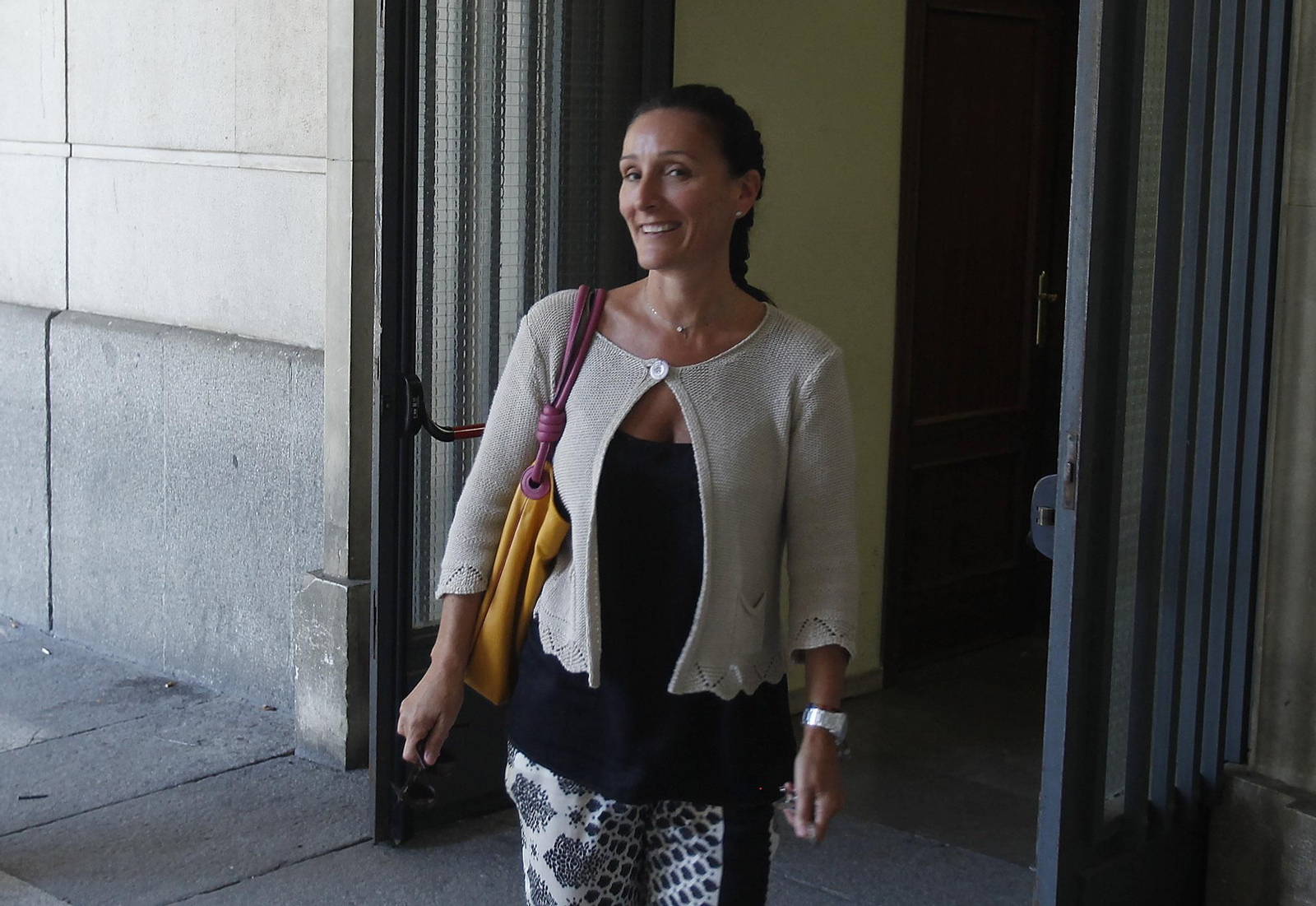 La juez María Núñez Bolaños, en los Juzgados de Sevilla.