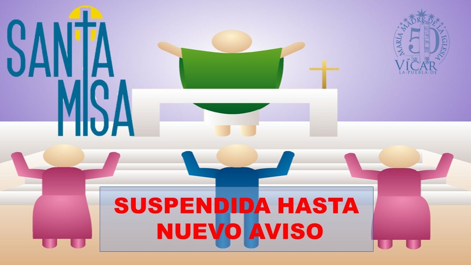 Cancelación de las Eucaristías en Vícar.