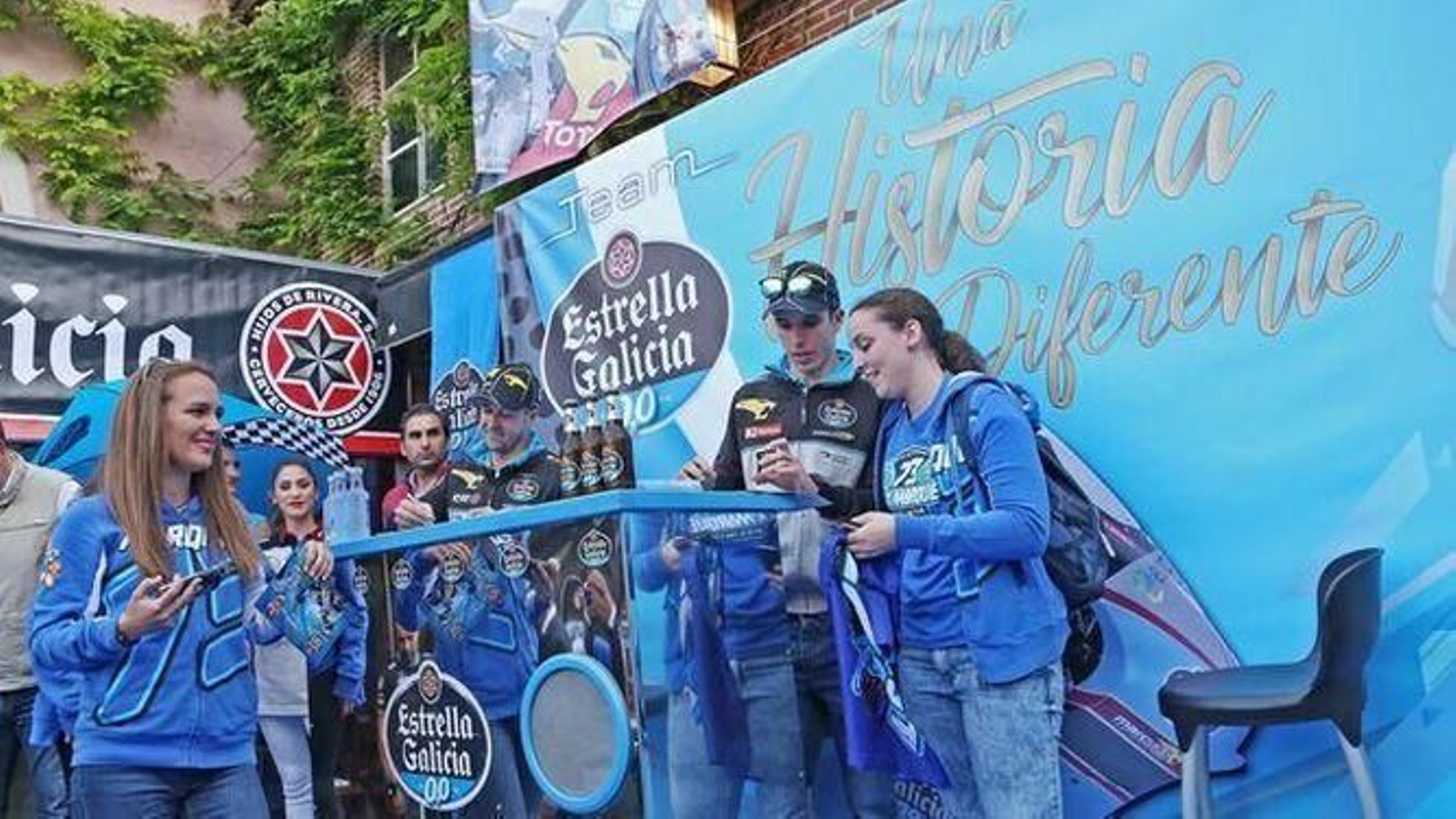 Álex Márquez, el año pasado en Plaza Canterbury.