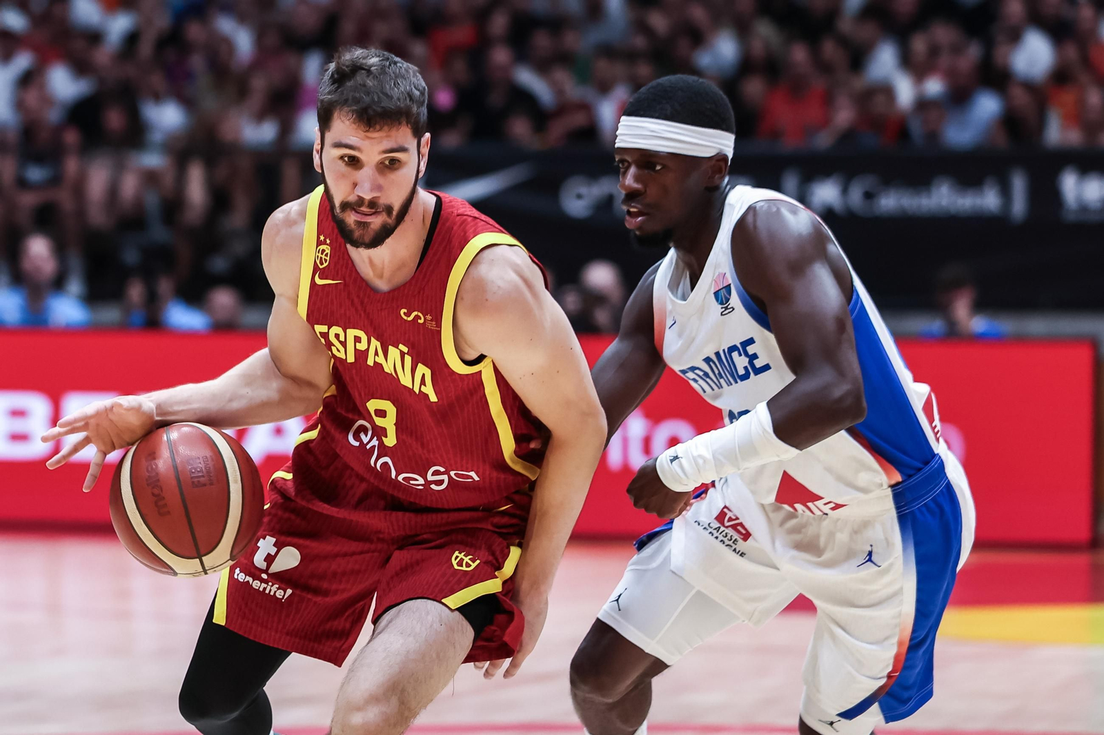 Las fotos del España - Francia de baloncesto