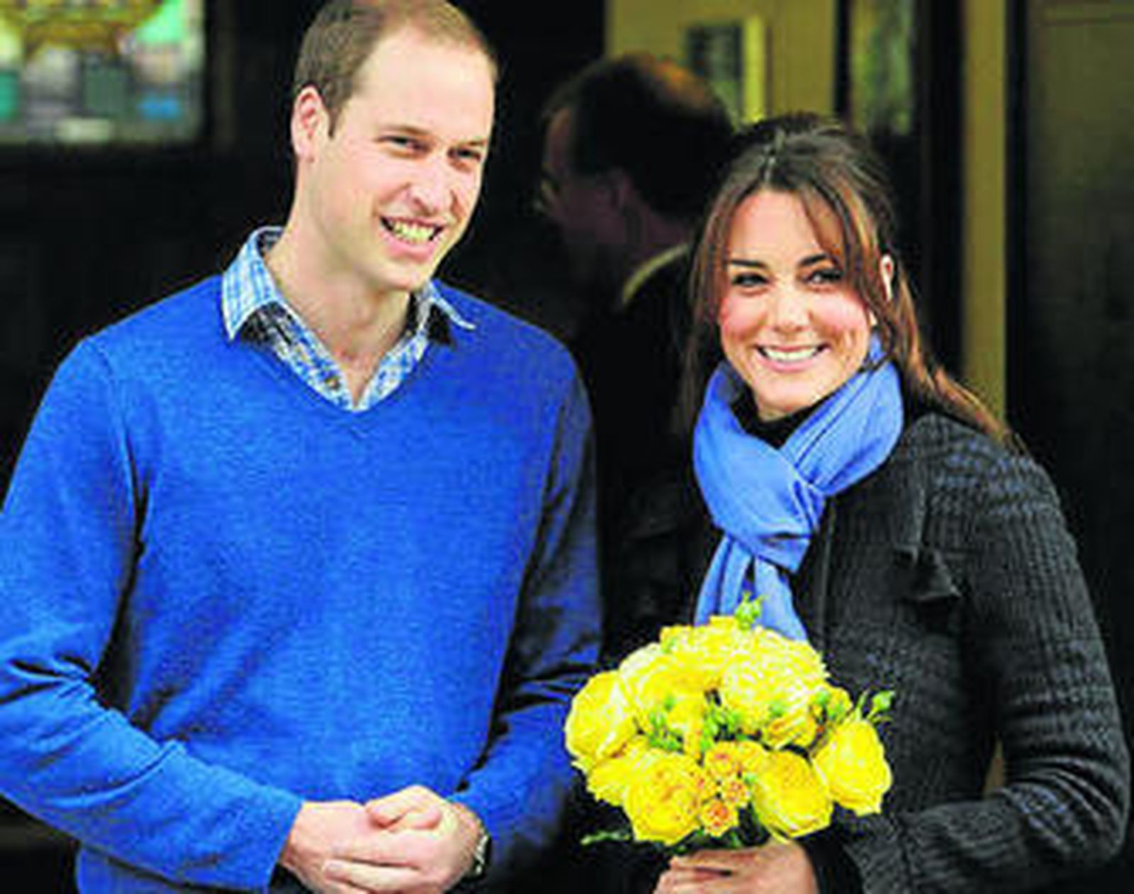 La princesa Catalina abandona feliz el hospital