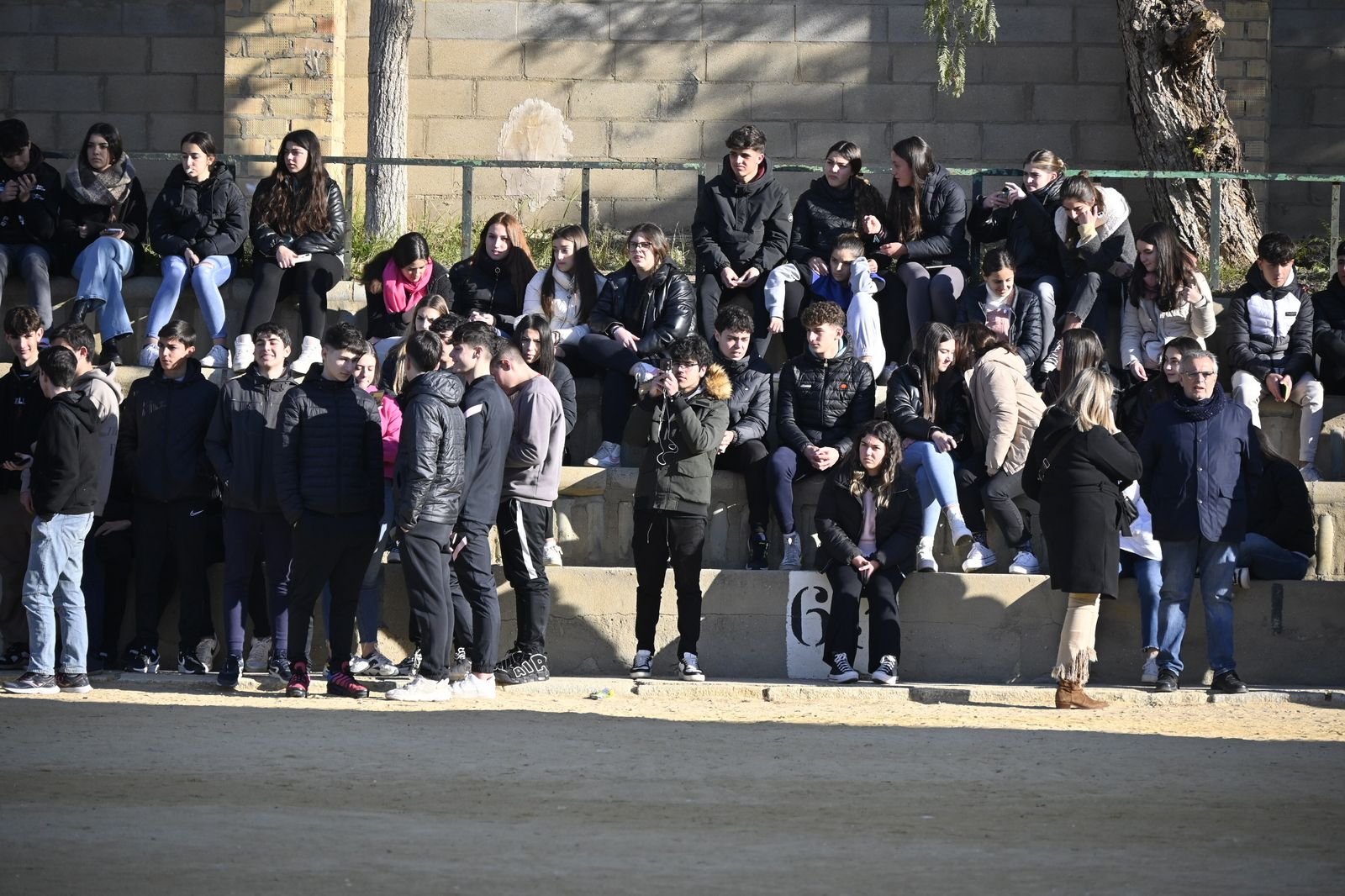 Imágenes del simulacro de incendio en el Funcadia