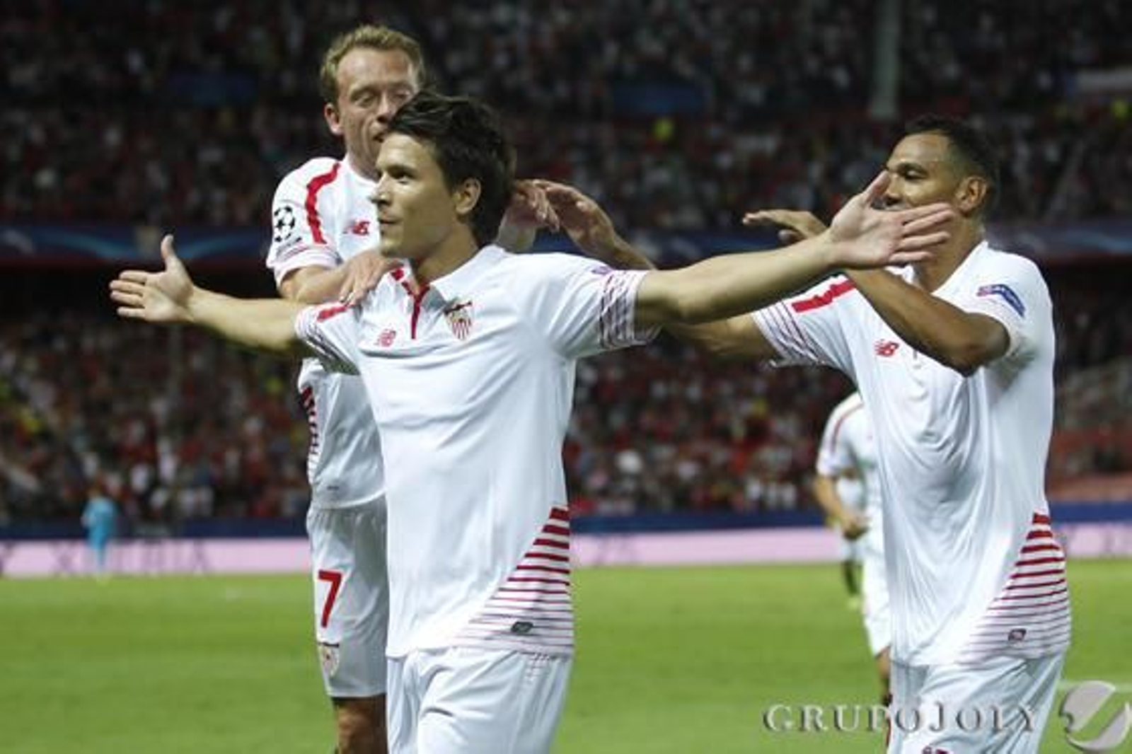 Las imágenes del Sevilla FC-Borussia Mönchengladbach