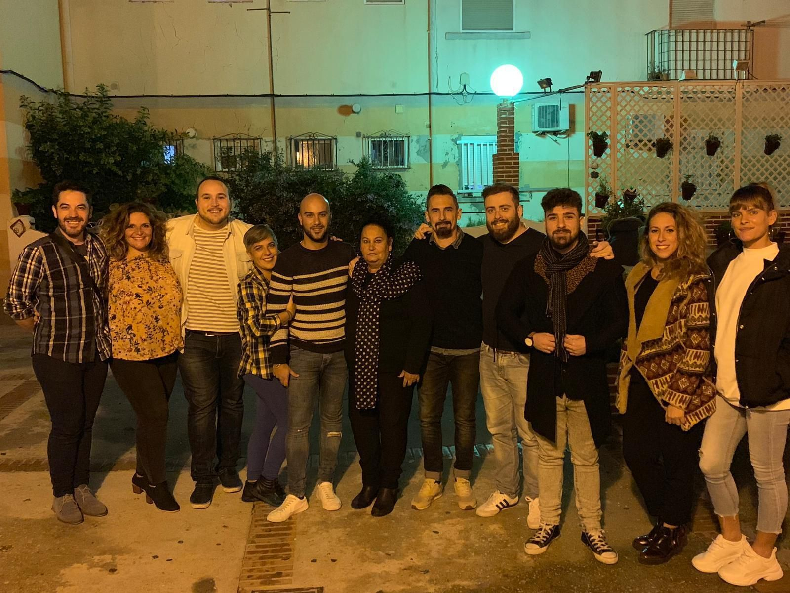 Los miembros del grupo de villancicos flamencos Companilleros.