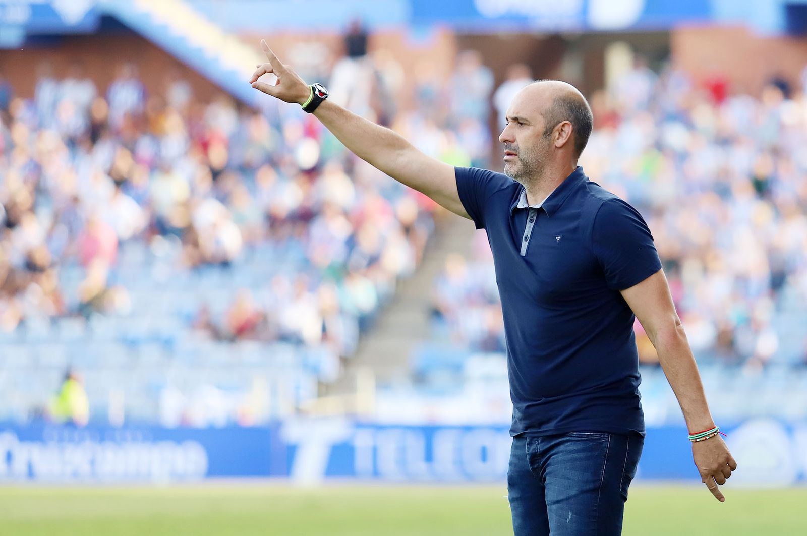Alberto Monteagudo, entrenador del Recre
