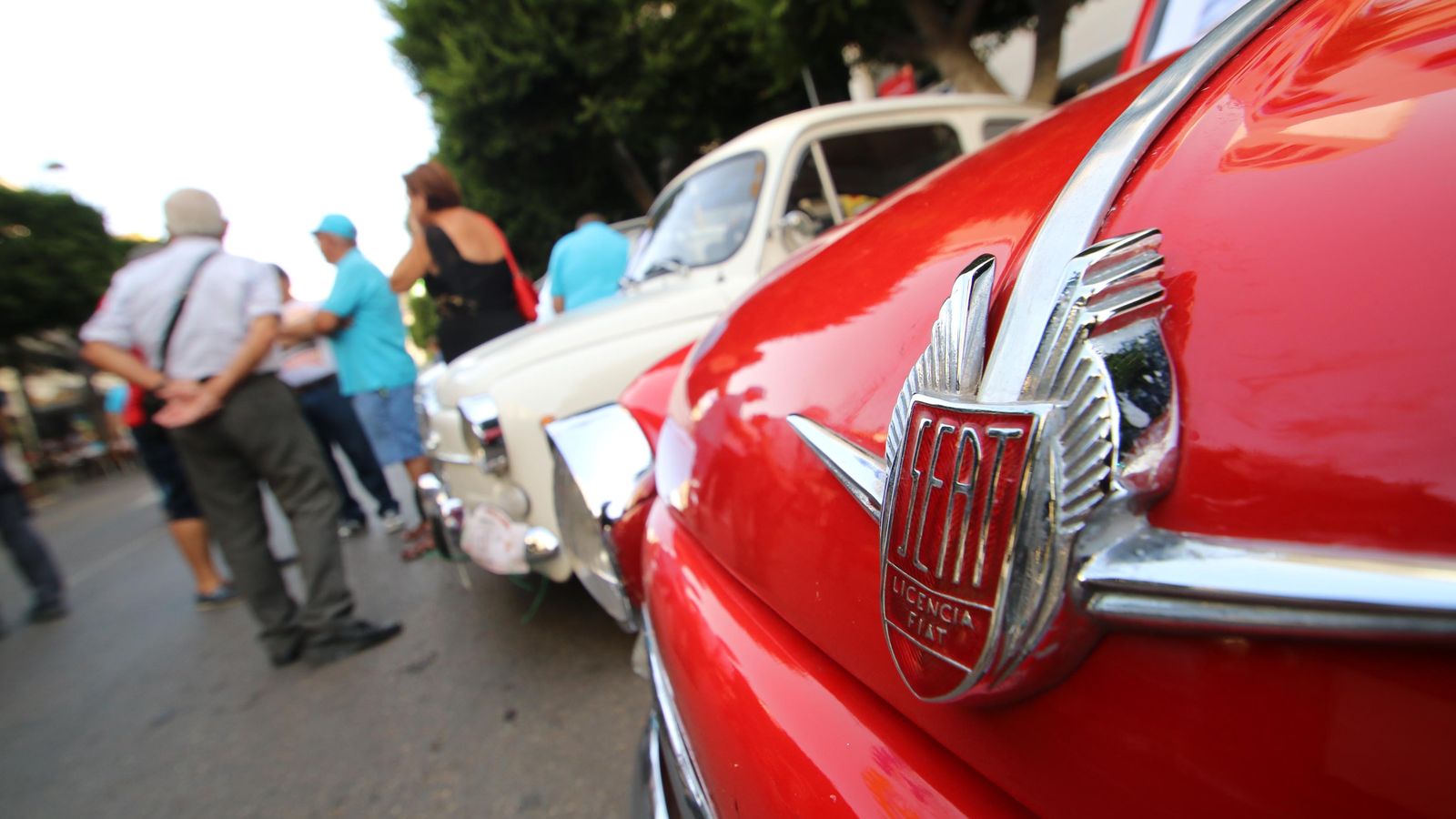 El morro del mítico Seat 600.