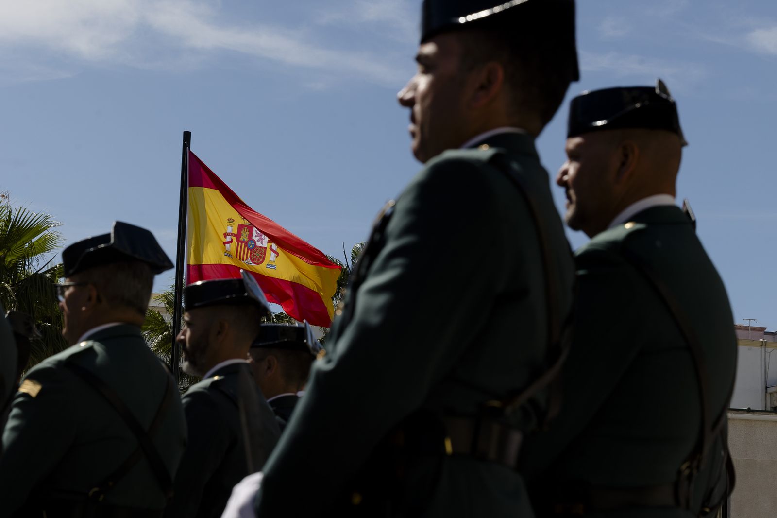 Toma de posesión del coronel Luis Martín Velasco como jefe de la Comandancia de la Guardia Civil  de Cádiz