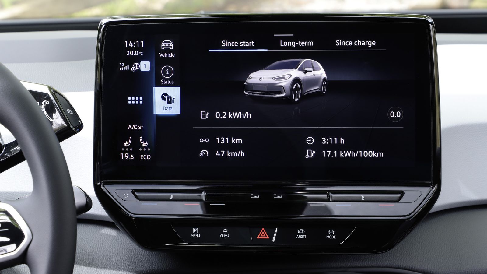 Entre las modificaciones en la pantalla central, están las que afectan a la información sobre la carga de la batería.