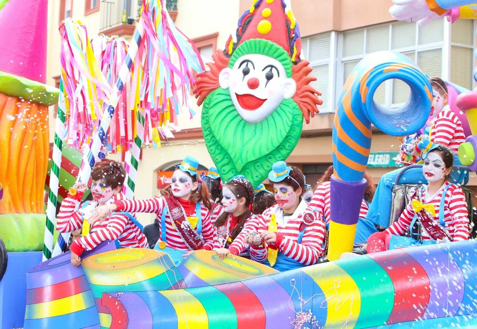 Imágenes de la Cabalgata del Humor en Chiclana