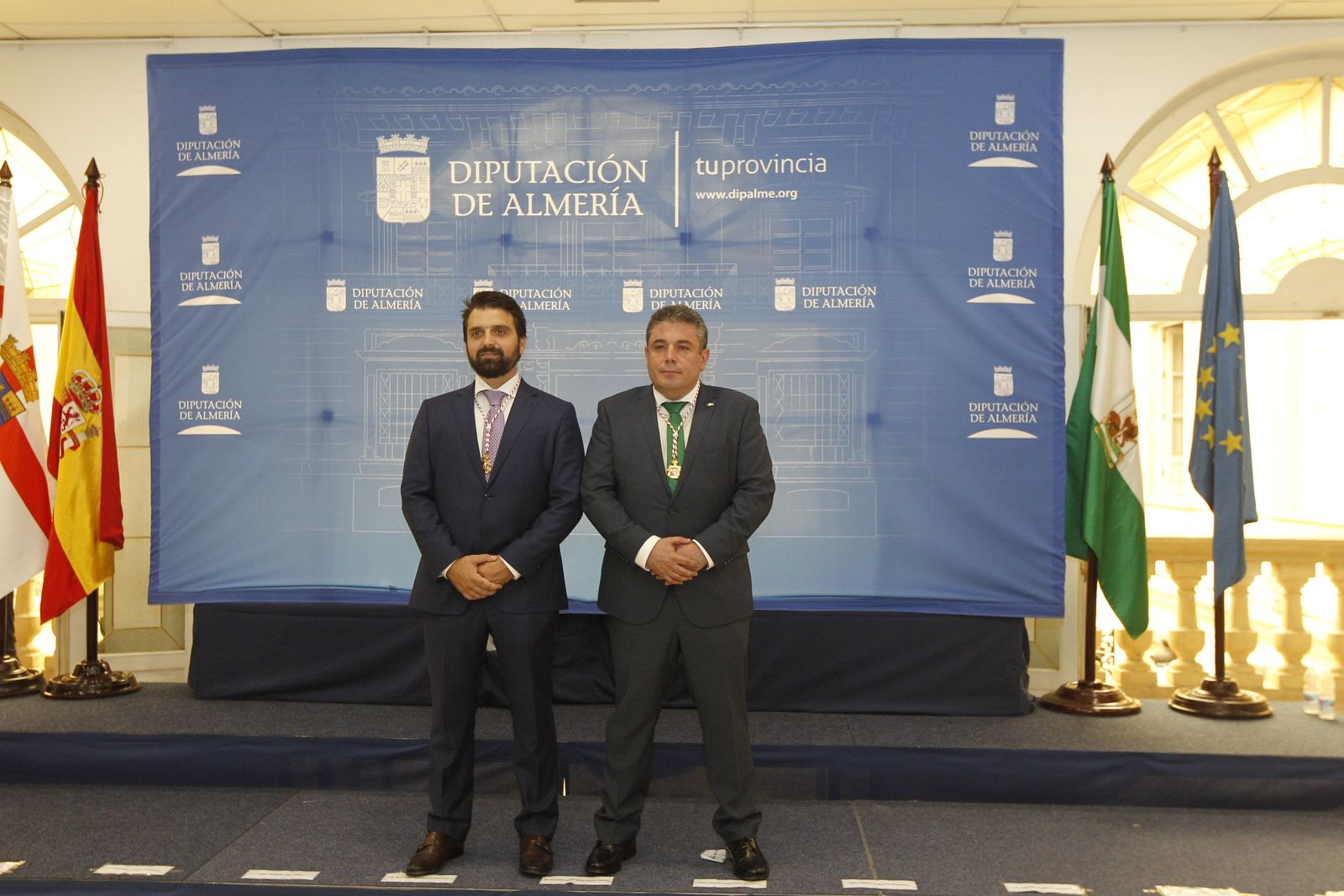 Pleno investidura Presidente Diputación de Almería. Javier Aureliano García