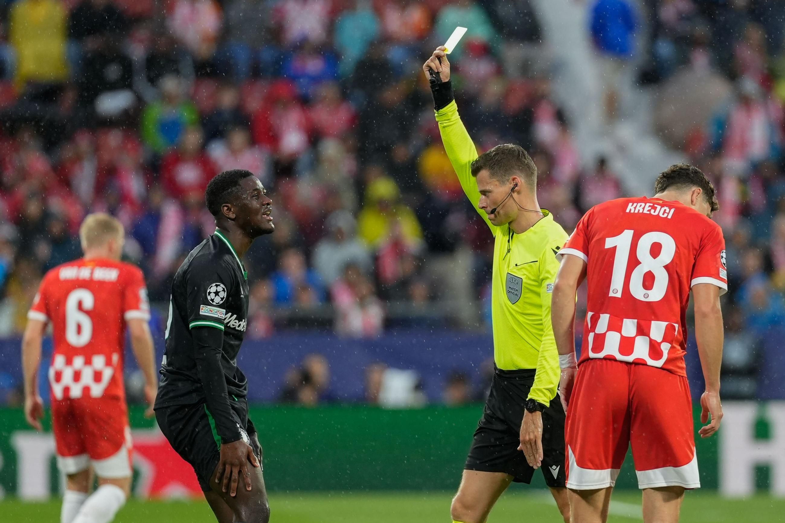 El Girona-Feyenoord de la Champions League, en fotos