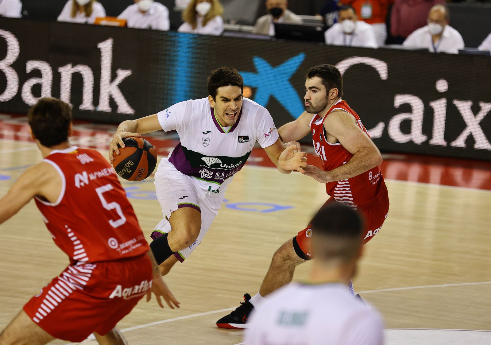 El Baxi Manresa-Unicaja, en fotos