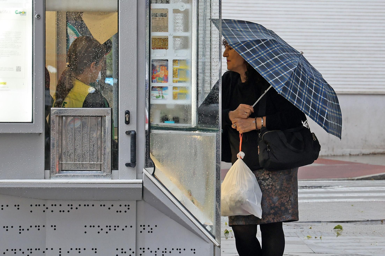 Imágenes del paso de la DANA por Huelva en la mañana del viernes