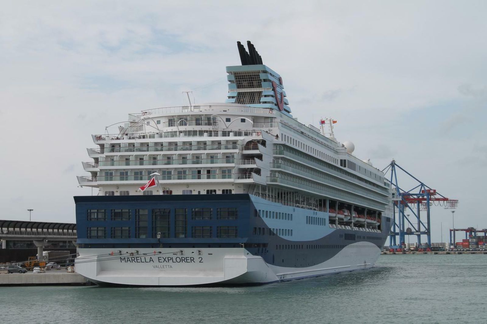 Las fotos del crucero ‘Marella Explorer 2’ atracado en el puerto de Málaga